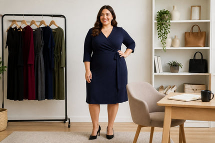 5 Comfortable Plus Size Work Dresses That Fit All Day