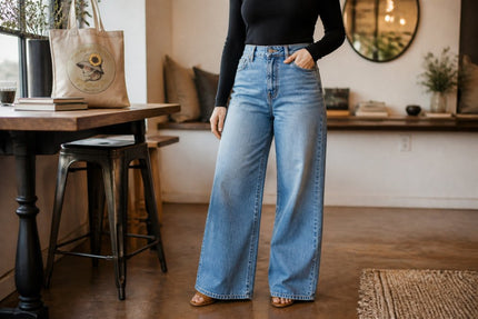 How to Wear Wide Leg Jeans for Pear Shape 2026