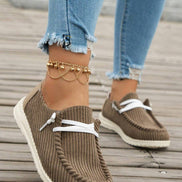 Little Daisy Closet criss cross slip-on shoes with a casual, comfortable design and stylish slip-on style for everyday wear.