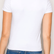 Popular 21 double layer cotton crew neck tee featuring short sleeves and a comfortable, stylish design.