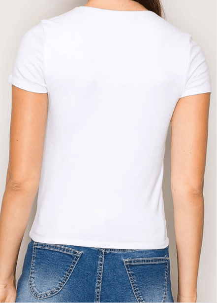 Popular 21 double layer cotton crew neck tee featuring short sleeves and a comfortable, stylish design.
