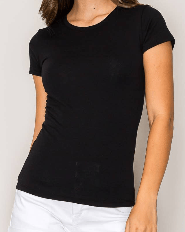 Popular 21 classic crew neck short sleeve tee, a casual tee with a comfortable fit and simple design.