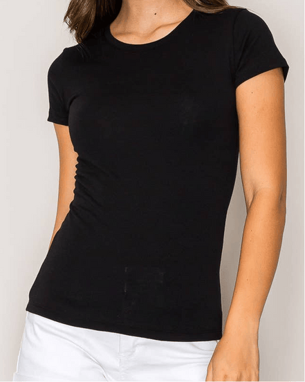 Popular 21 classic crew neck short sleeve tee, a casual tee with a comfortable fit and simple design.