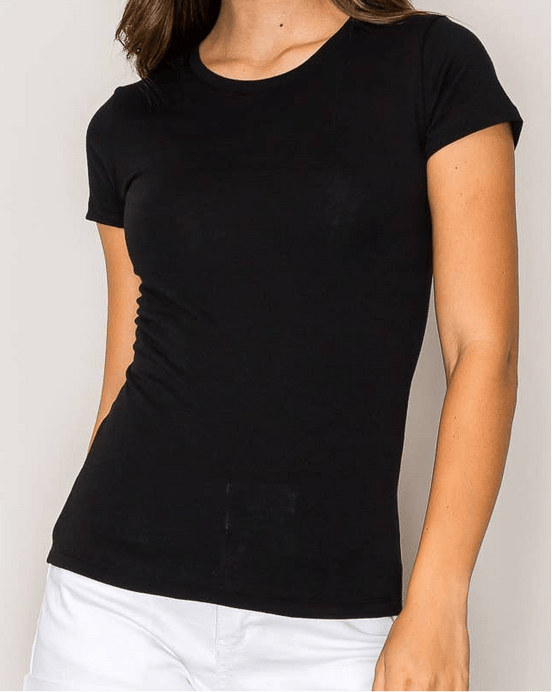 Popular 21 classic crew neck short sleeve tee, a casual tee with a comfortable fit and simple design.
