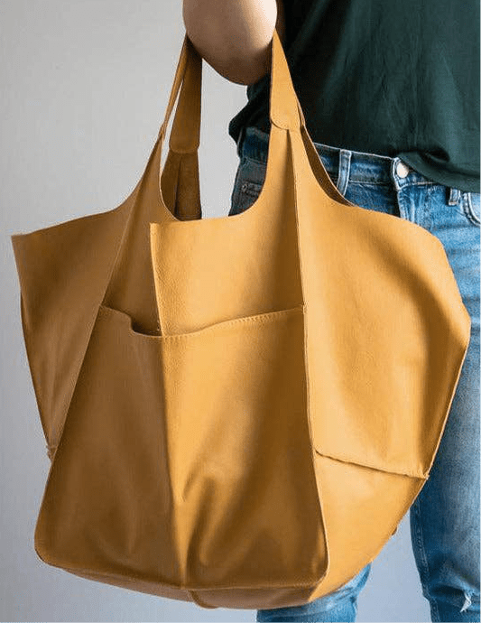 Split-Joint Tote Bags - the Boujee Sunflower