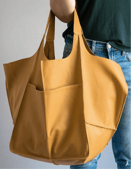 Split-Joint Tote Bags - the Boujee Sunflower