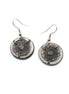 Sunflower in Circle Earrings - the Boujee Sunflower