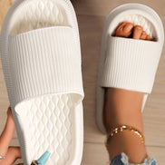 Textured Thick Sole EVA Slippers - the Boujee Sunflower