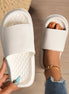 Textured Thick Sole EVA Slippers - the Boujee Sunflower