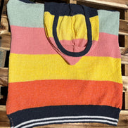 ADORA LA brand. Soft multicolored rainbow hoodie with drawstrings. S, M, L $35