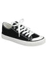 Classic black sneakers from FASHION EMPORIO featuring sleek design and comfortable fit, suitable for casual and everyday wear.