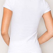 Popular 21 classic crew neck short sleeve tee, a versatile cotton top with a fitted crew neck and short sleeves, perfect for casual wear.