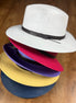 Doña Cata Art summer hat featuring wide brim and stylish design, perfect for sun protection and casual outdoor wear.