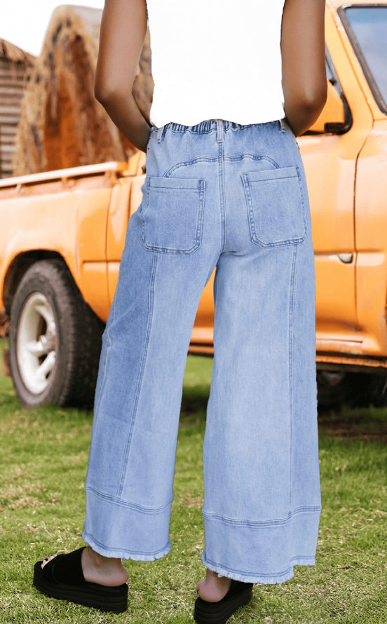 Pantalones vaqueros con cordón