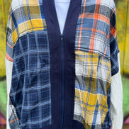 AEMI & CO Tati Jacket in stylish design, shown full view with front zipper, collar, and fitted silhouette on a white background.
