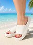 Aapparella textured thick sole EVA slippers showing their soft, cushioned design and ridged sole for comfort and style.