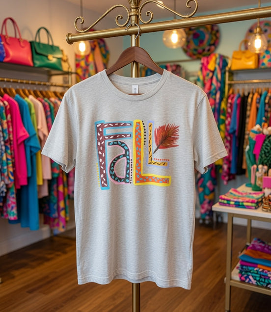 Hand Painted Fall Tee