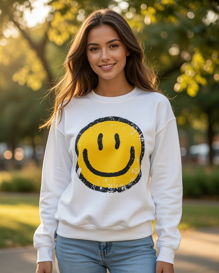 Put On A Happy Face Sweatshirt