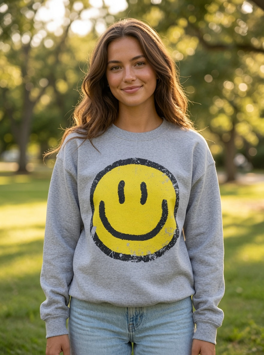 Put On A Happy Face Sweatshirt
