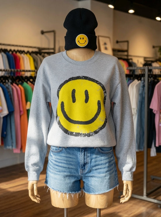 Put On A Happy Face Sweatshirt
