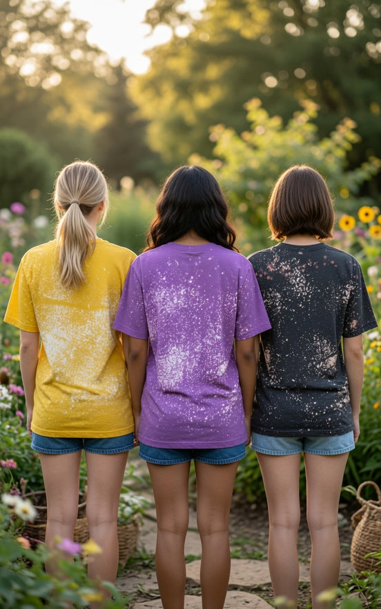 Bleached Rainbow Leopard Tee