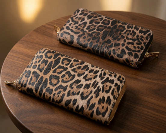 Cartera de leopardo