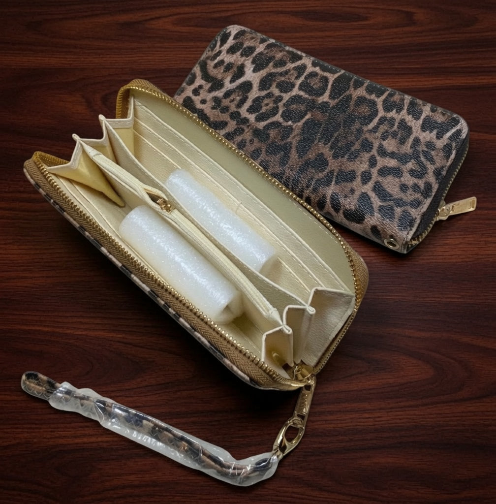 Cartera de leopardo