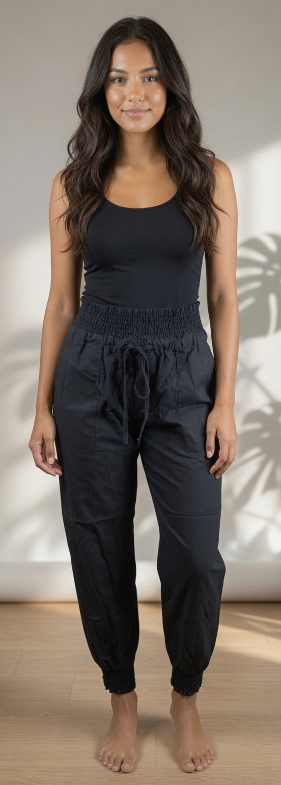 Black Tie Pants