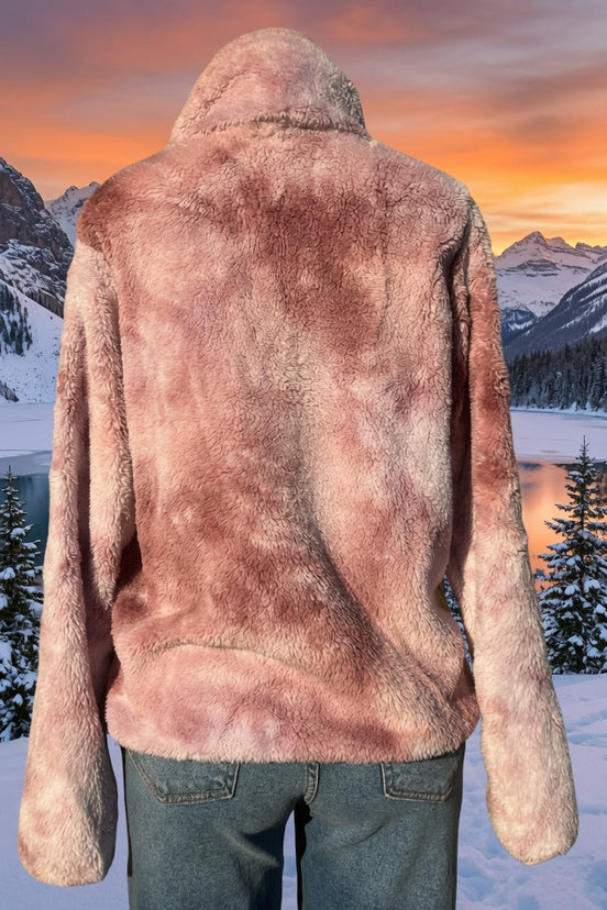 Tie-dye Sherpa Jacket