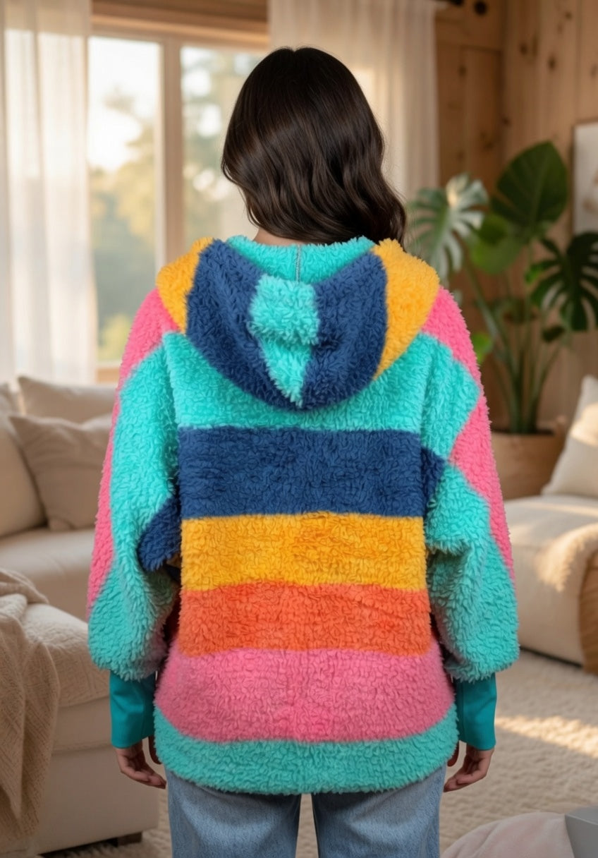 Rainbow Hoodie Wrap