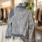 Chaqueta de leopardo de pana