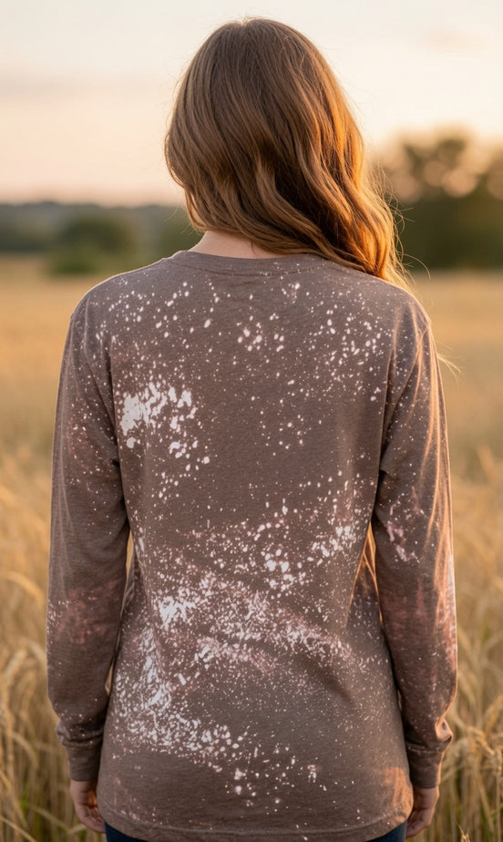Bleached Brown Leopard Tee