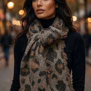 Remi Leopard Scarf