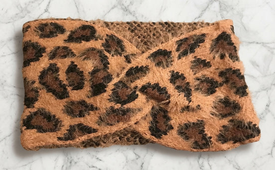 Leopard Twist Headband