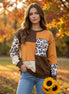 Autumn Color Block Sweatshirt