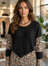 Long Sleeve Contrast Top