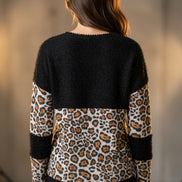 Long Sleeve Contrast Top