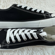 FASHION EMPORIO classic black sneakers with sleek design and comfortable fit, showcasing stylish casual shoes for everyday wear.