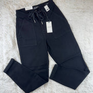 Comfortable Judy Blue joggers with a relaxed fit, featuring classic denim styling and a soft, stretchy fabric for everyday wear.