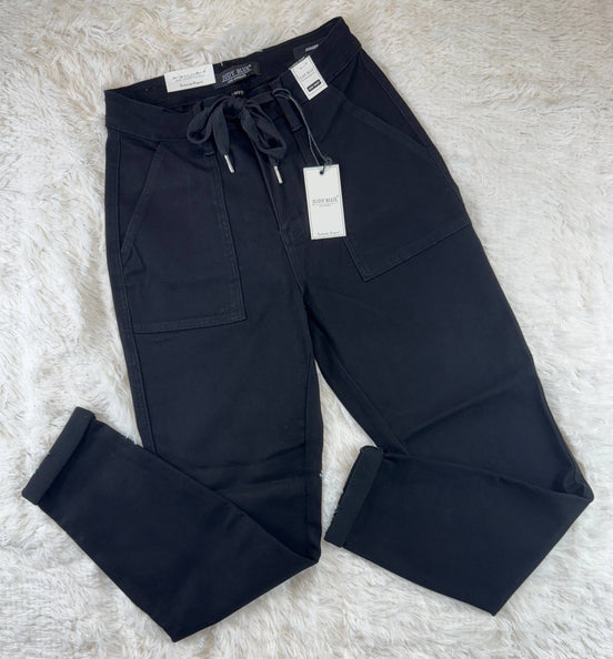 Comfortable Judy Blue joggers with a relaxed fit, featuring classic denim styling and a soft, stretchy fabric for everyday wear.