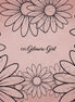 The Boujee Sunflower gift card featuring a floral design, ideal for gifting occasions, with elegant branding and vibrant colors.