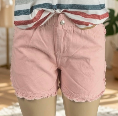 Light Wash Denim Shorts