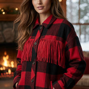 Chaqueta con flecos
