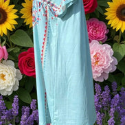 Anna-Kaci floral boho dress featuring a lightweight fabric, floral pattern, and relaxed fit perfect for casual summer wear.