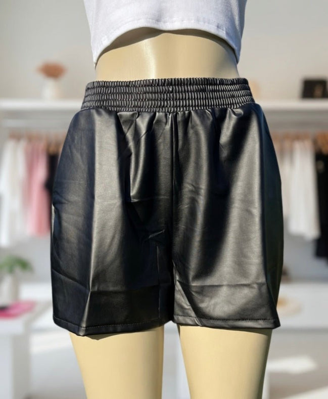 Cotton Bleu everyday casual shorts in neutral color, featuring a relaxed fit and elastic waistband, ideal for comfortable everyday wear.