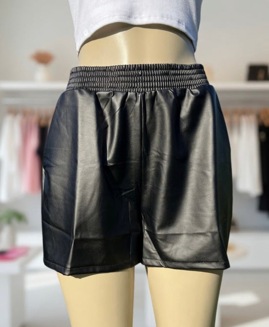 Cotton Bleu everyday casual shorts in neutral color, featuring a relaxed fit and elastic waistband, ideal for comfortable everyday wear.