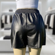 Cotton Bleu everyday casual shorts in lightweight fabric with a relaxed fit and adjustable waistband, suitable for daily wear.