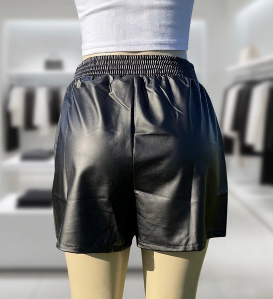 Cotton Bleu everyday casual shorts in lightweight fabric with a relaxed fit and adjustable waistband, suitable for daily wear.