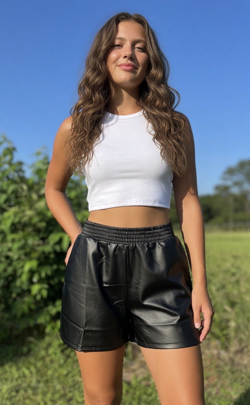 Cotton Bleu everyday casual shorts in lightweight fabric, featuring a relaxed fit and classic design for comfortable daily wear.