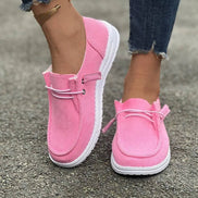 ClassiQ round toe flat slip-ons, comfortable casual shoes for women, featuring a sleek design and easy slip-on style.